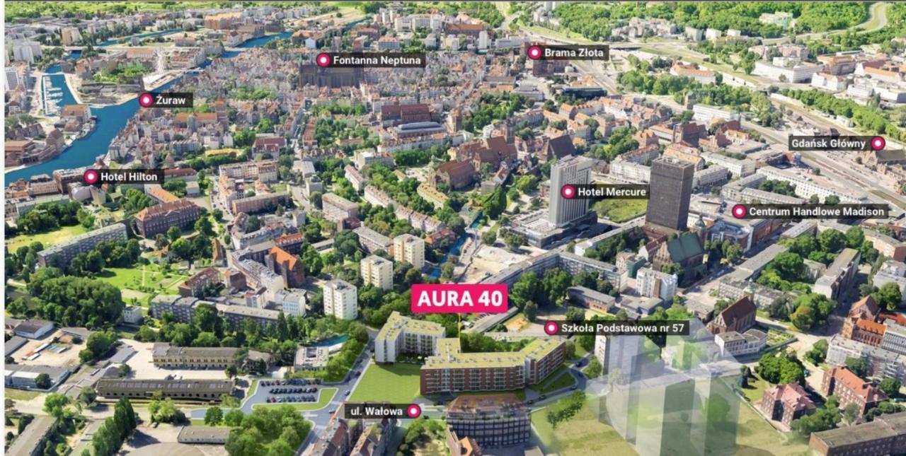Rent40 Apartamenty Aura Gdansk Old Town Exteriör bild